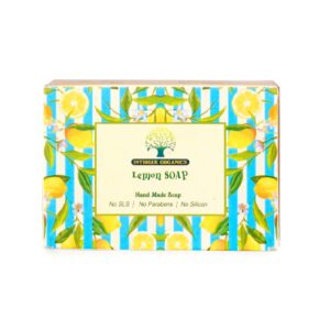 Intrigue Organics Lemon Handmade Soap | No SLS | No Paraben | No Sulphate | For All Skin Types | 100gm