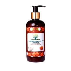 Intrigue Organics Coconut Milk Conditioner with Fenugreek | Ultra Smooth Hair | Hydrates & Strengthens | 300ml