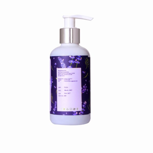 Intrigue Organics Lavender Shower Gel | Enhances Skin Healing | Fresh and Calm Feel | (200ml) - Image 4